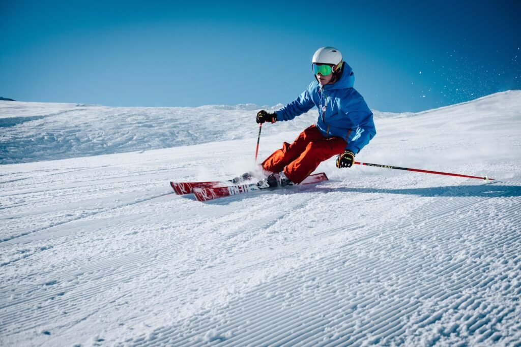 Skiing or snowboarding as Winter vacation idea