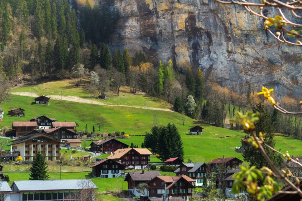 Alpine Villages in Swiss Alps