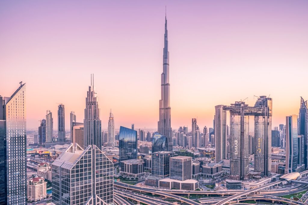 Burj Khalifa- Dubai in August