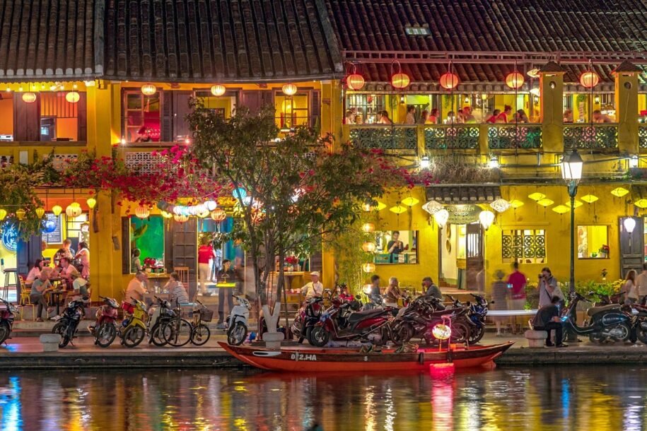 Lantern Festival in Hoi An in Vietnam in January
