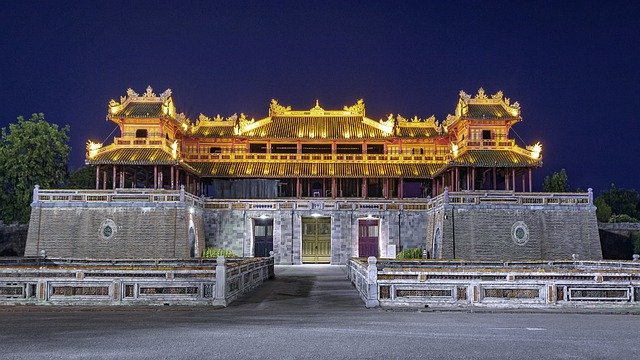 Visit Hue Royal Citadel in Vietnam in December
