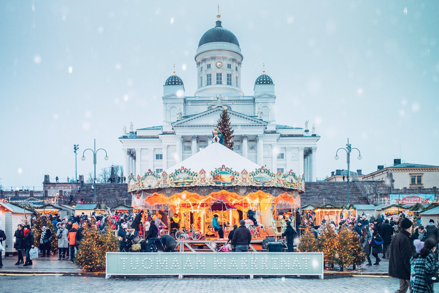 Experience Helsinki Christmas Market in Finland in December 