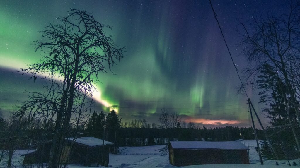 Northern Lights in Finland in March