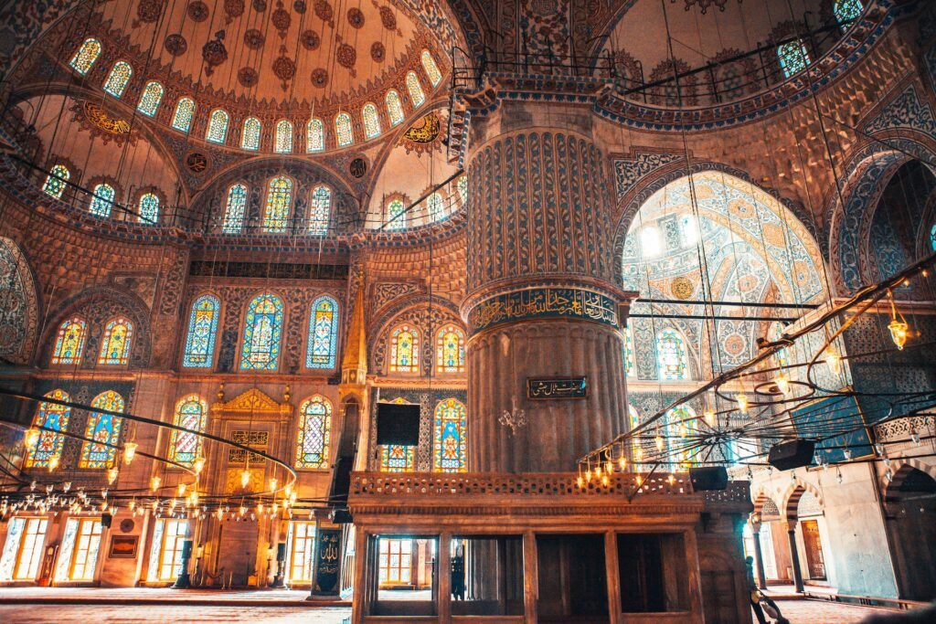 Blue Mosque in Turkey in December